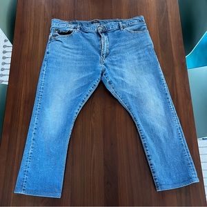 Polo Ralph Lauren Men’s Sullivan Slim Stretch Blue Jeans Denim 42 W x 26 L